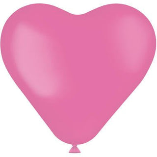 Heart-shaped Balloons Rosey Pink - PartyExperts