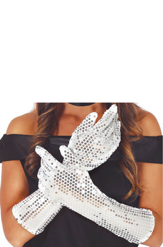High Quality Sequined Gloves - PartyExperts