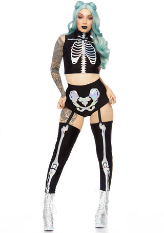 Holographic Skeleton Costume.