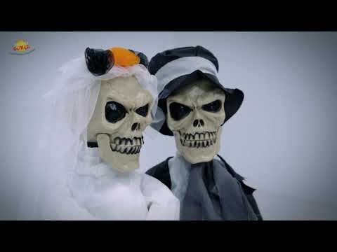 Talking Skeleton Couple Decoration With Sound And Movement