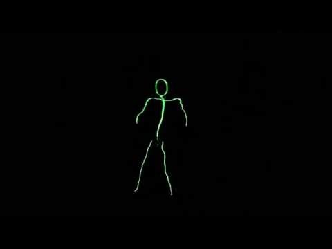 Adult Black Light Man Costume