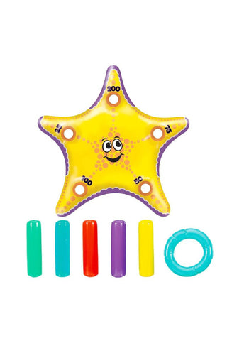 Inflatable Starfish Ring Toss 11pcs - PartyExperts