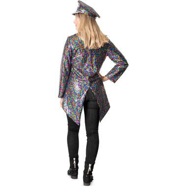 Jacket with Rainbow Sequins for Women - PartyExperts