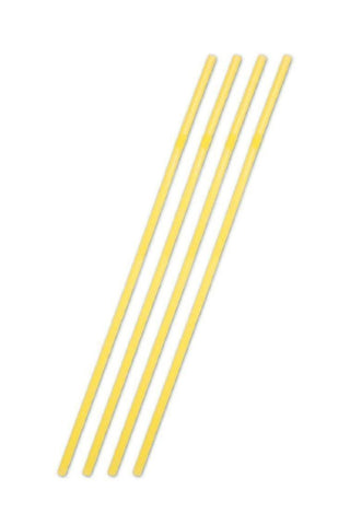 jumbo straw ( 25 straw) yellow - PartyExperts