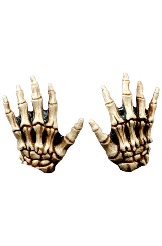 Junior Skeleton Hands Bone-Colored - PartyExperts