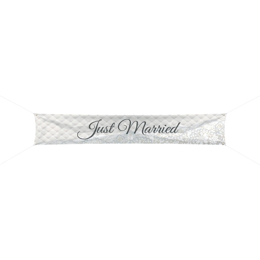 Just Married Banner - 300x60 cm - PartyExperts