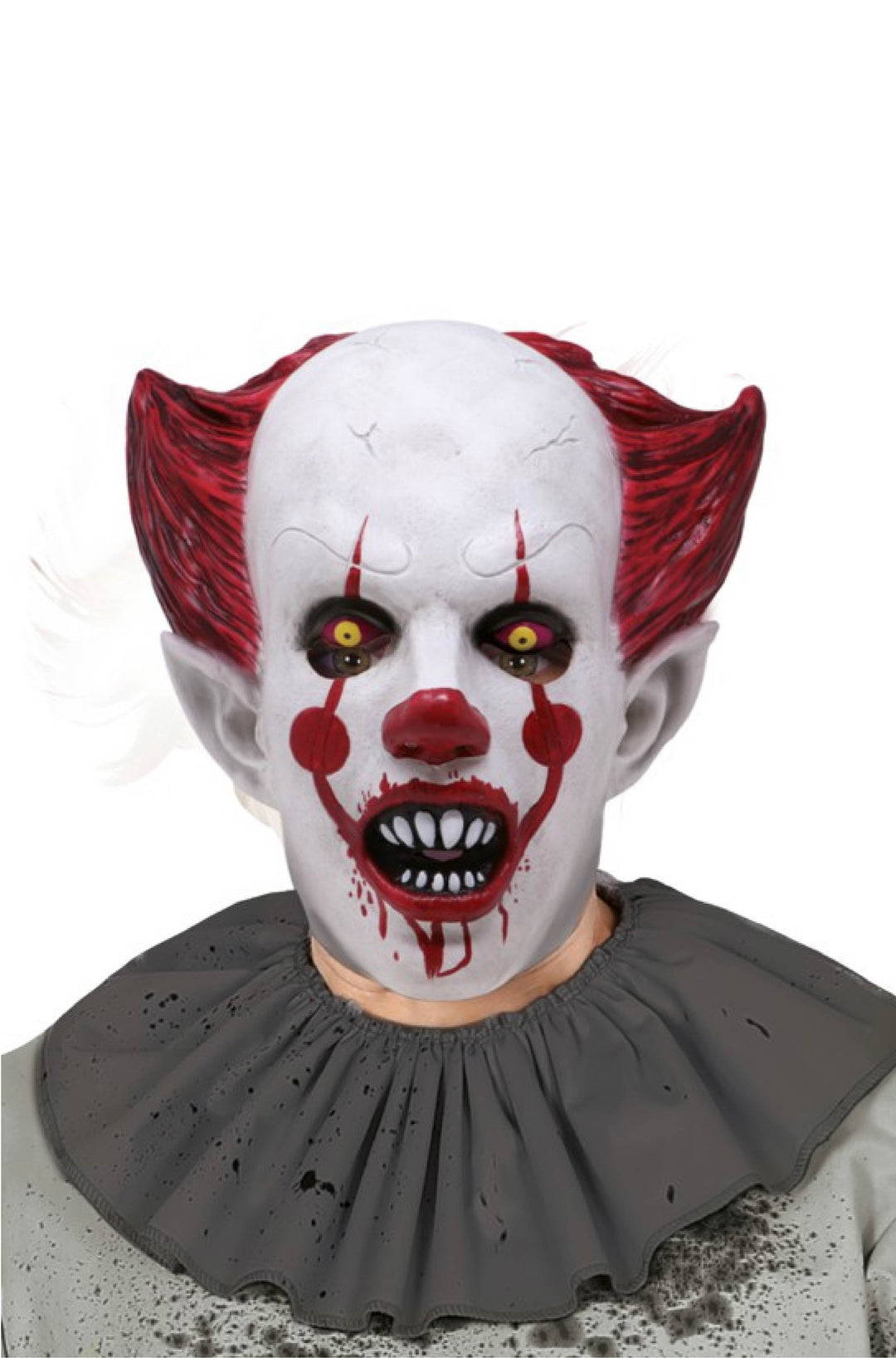 KILLER CLOWN MASK LATEX - PartyExperts