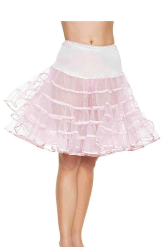 Knee Length Layered Petticoat Costume Skirt - PartyExperts