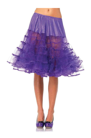 Knee Length Layered Petticoat Costume Skirt - PartyExperts