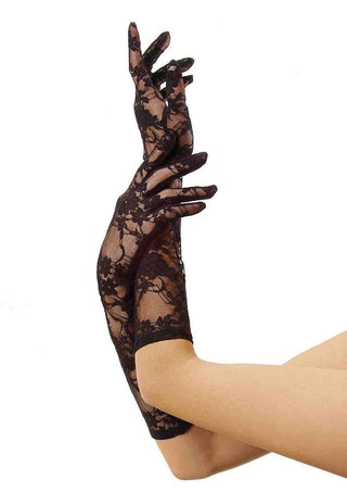 Lace Elbow Length Gloves.