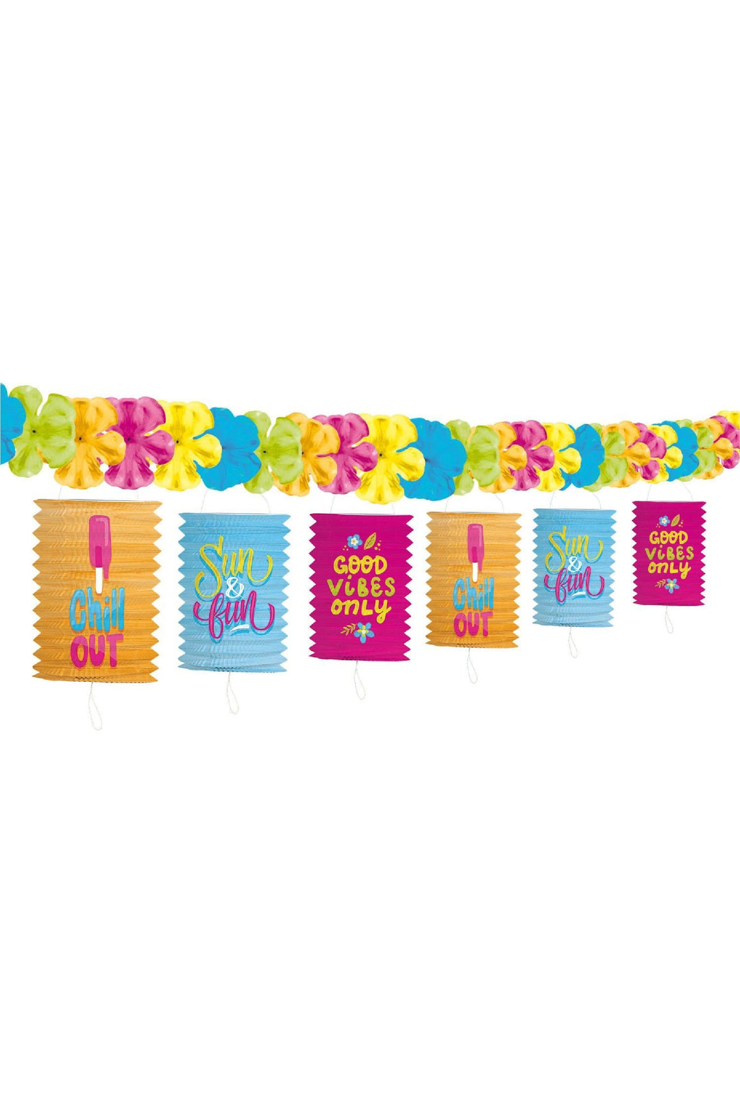 Lantern Garland Summer - PartyExperts