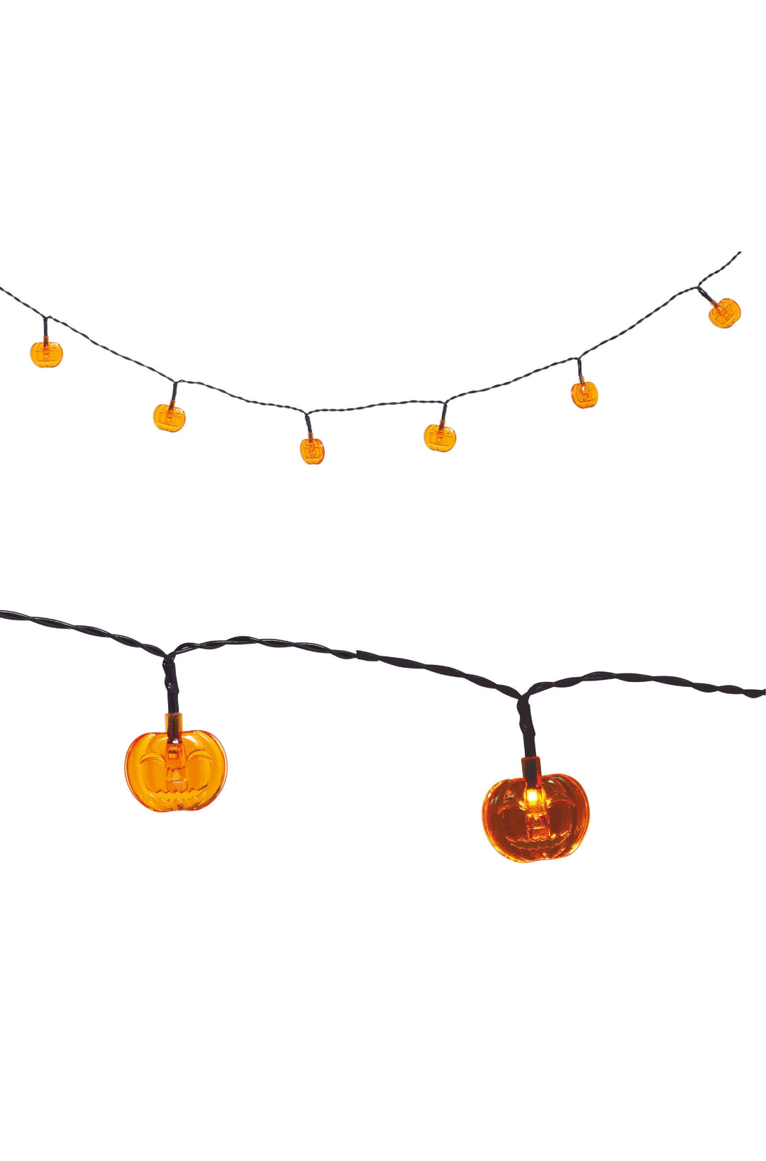 LED GARLAND 10 PUMPKIN BATTERIES - PartyExperts