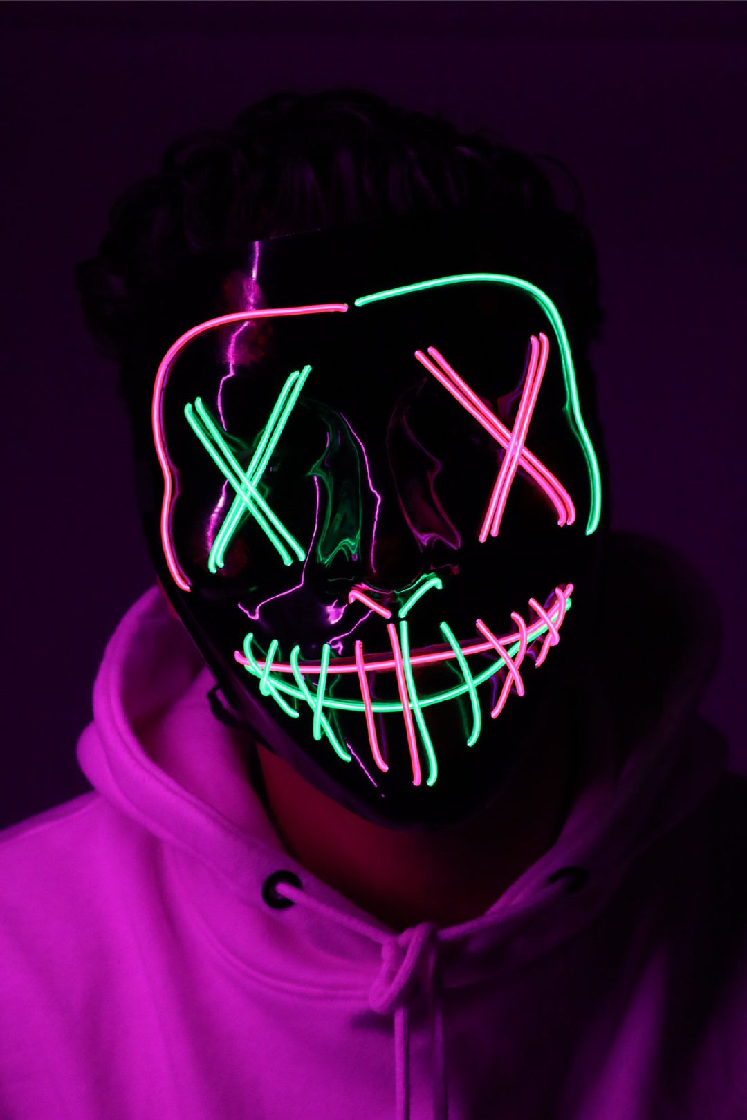 LED Multicolor Mask - PartyExperts