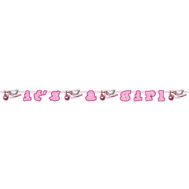 Letter Banner Birth Girl - PartyExperts