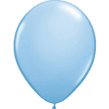 Light Blue Metallic Balloons - PartyExperts