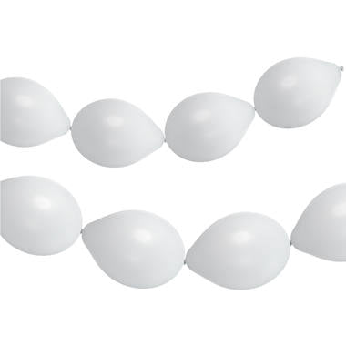 Link Balloons for Garland Coconut White Matt - PartyExperts