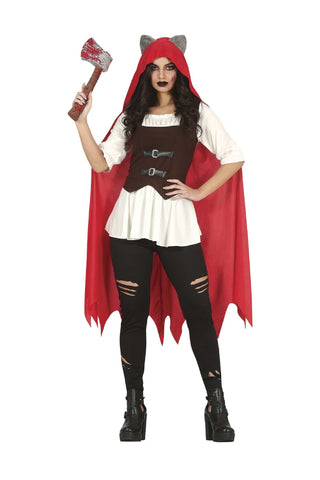 LITTLE WOLF RED RIDING HOOD, ADULT, Large - PartyExperts