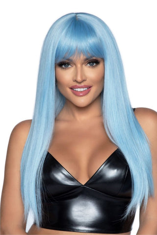Long Straight Wig with Bangs - PartyExperts