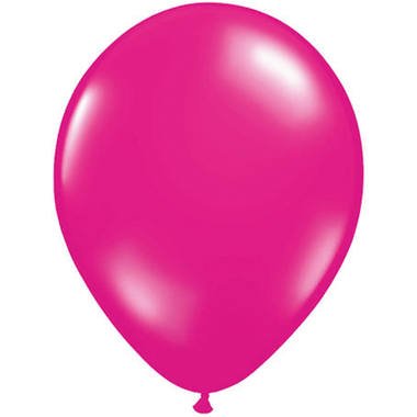 Magenta Balloons Metallic - PartyExperts