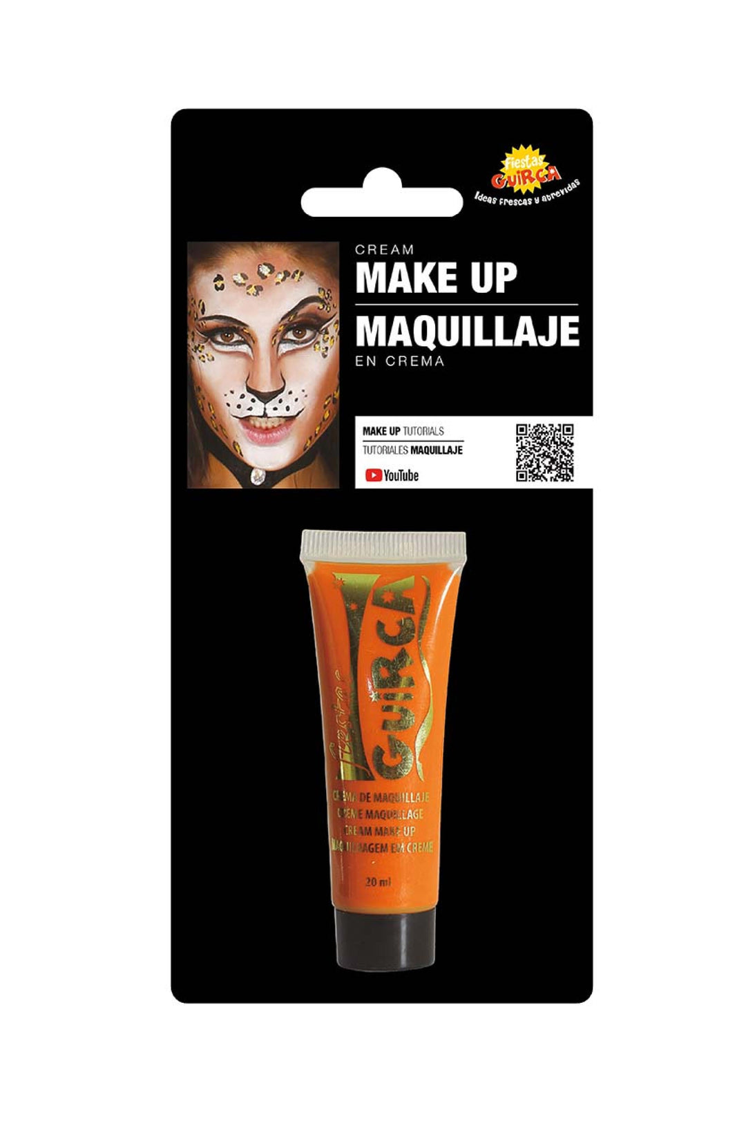 MAKE-UP TUBE CREME ØŒ ORANGE - PartyExperts