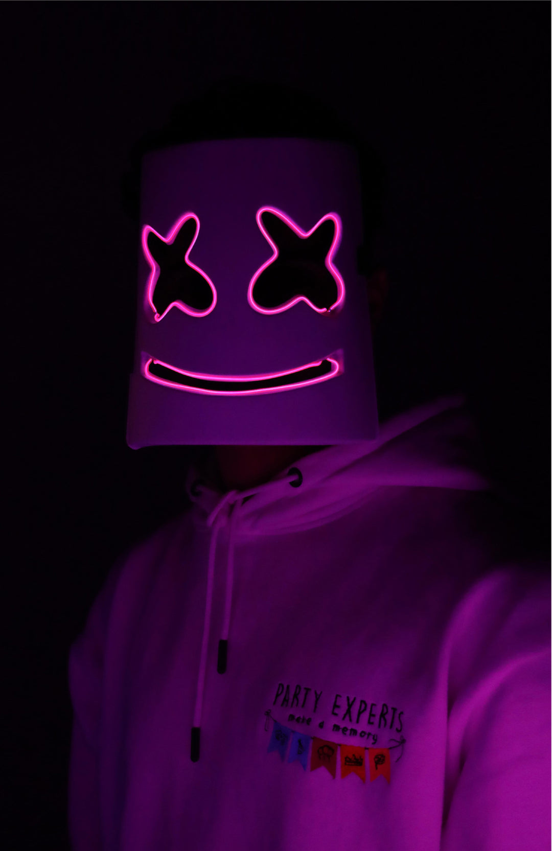 Marshmello LED Mask - PartyExperts