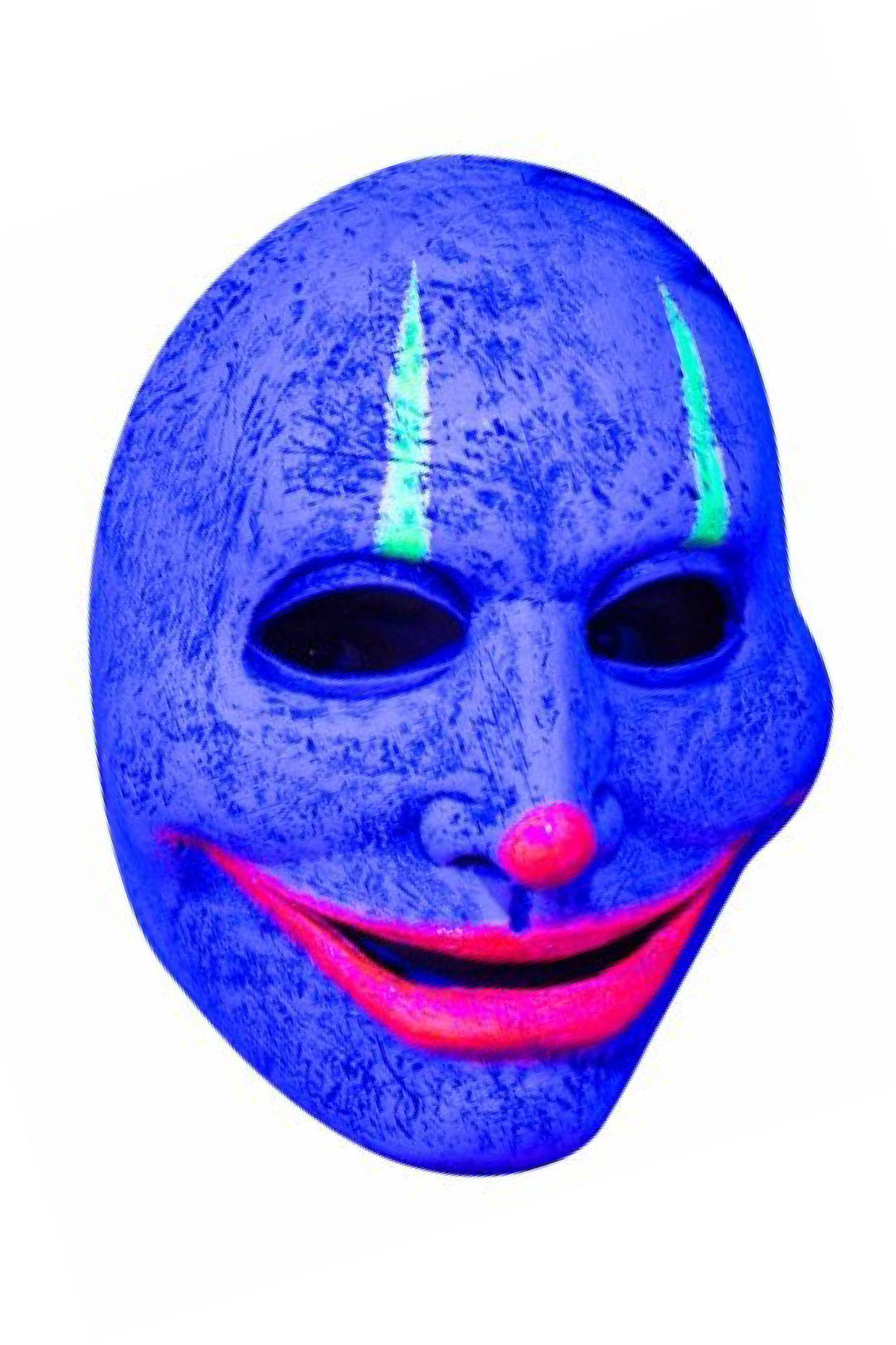 Mask Murder Clown Neon Smile - PartyExperts