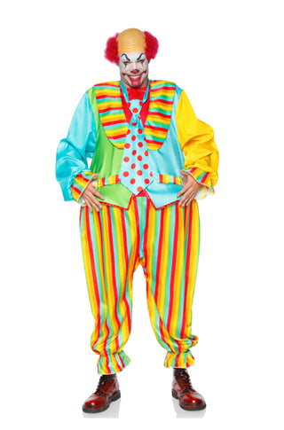 Men's Circus Clown Costume Set - PartyExperts