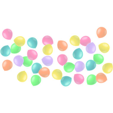 Mini Balloons Powder Pastels - PartyExperts