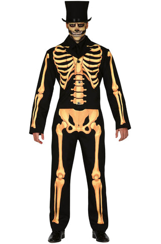 Mr Skeleton Suit Costume.