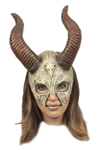 Mythical Horned Skull Mask.