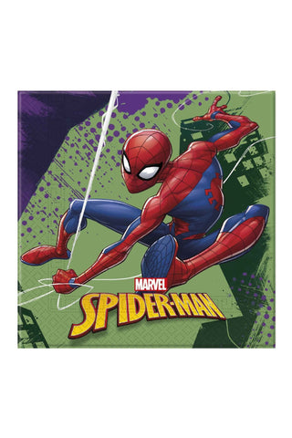 Napkins Spiderman Team Up - PartyExperts