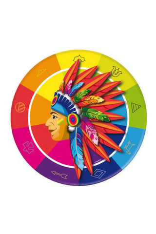 Native American Party Disposable Plates - PartyExperts