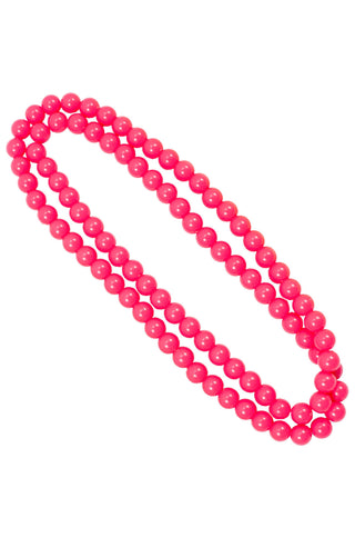 Necklace 100cm Neon Rose - PartyExperts