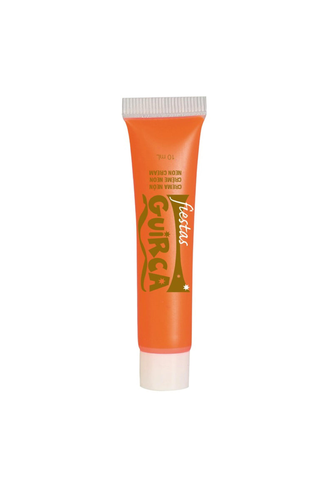 NEON ORANGE MAKEUP TUBE, 10 ML - PartyExperts