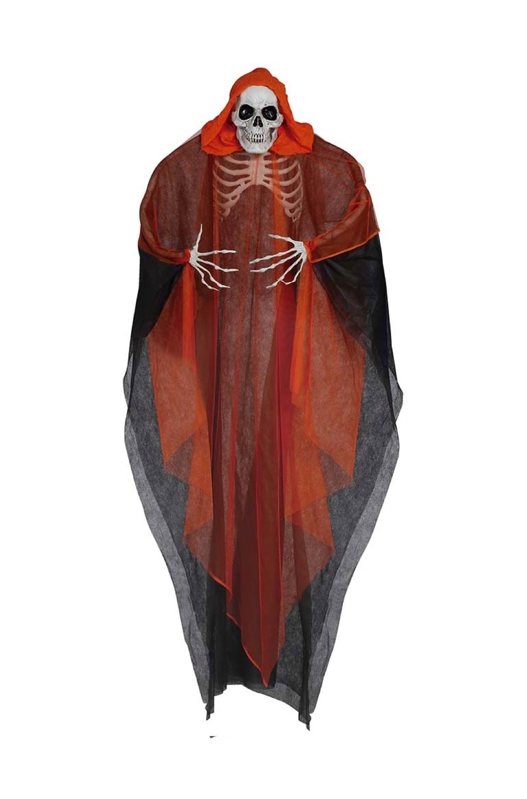 ORANGE SKELETON PENDANT WITH LIGHT 180 CM - PartyExperts