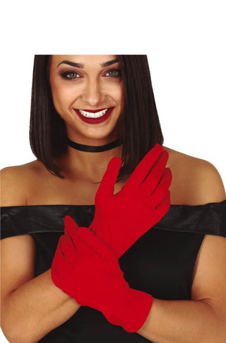Pair of Red Gloves.