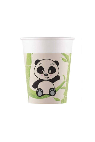 Panda Plastic Cups Set - PartyExperts