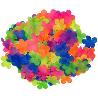 Party Confetti Neon Hawaii Flowers - PartyExperts