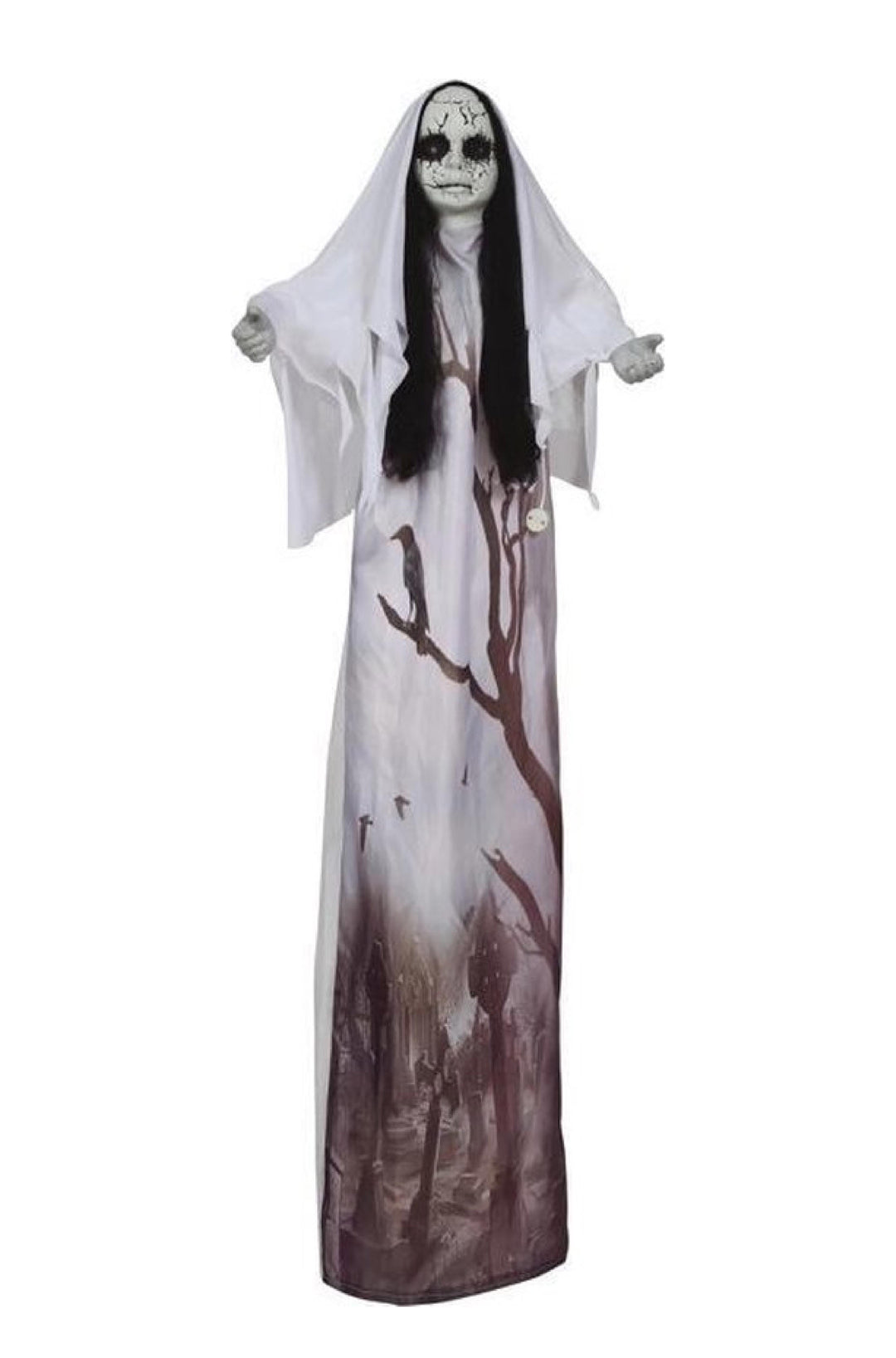 PENDANT WOMAN WITH LANDSCAPE 120 CM - PartyExperts
