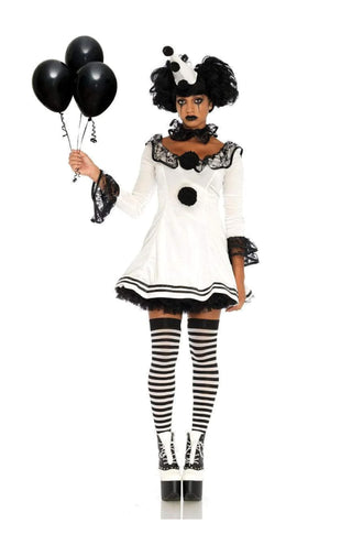 Pierrot Clown Costume - PartyExperts