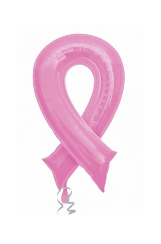 Pink Ribbon Super Shape Balloon 36in - PartyExperts