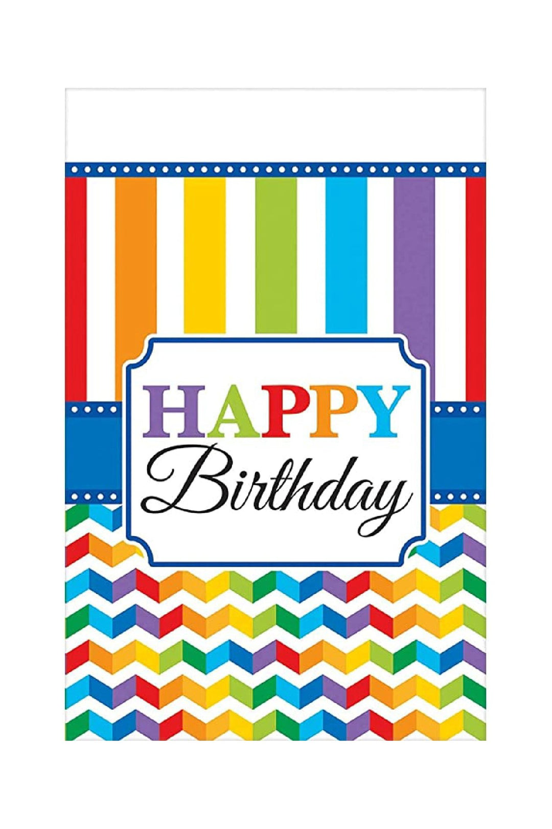 Plastic Table Cover | Multi color Collection | 1 piece | Birthday - PartyExperts