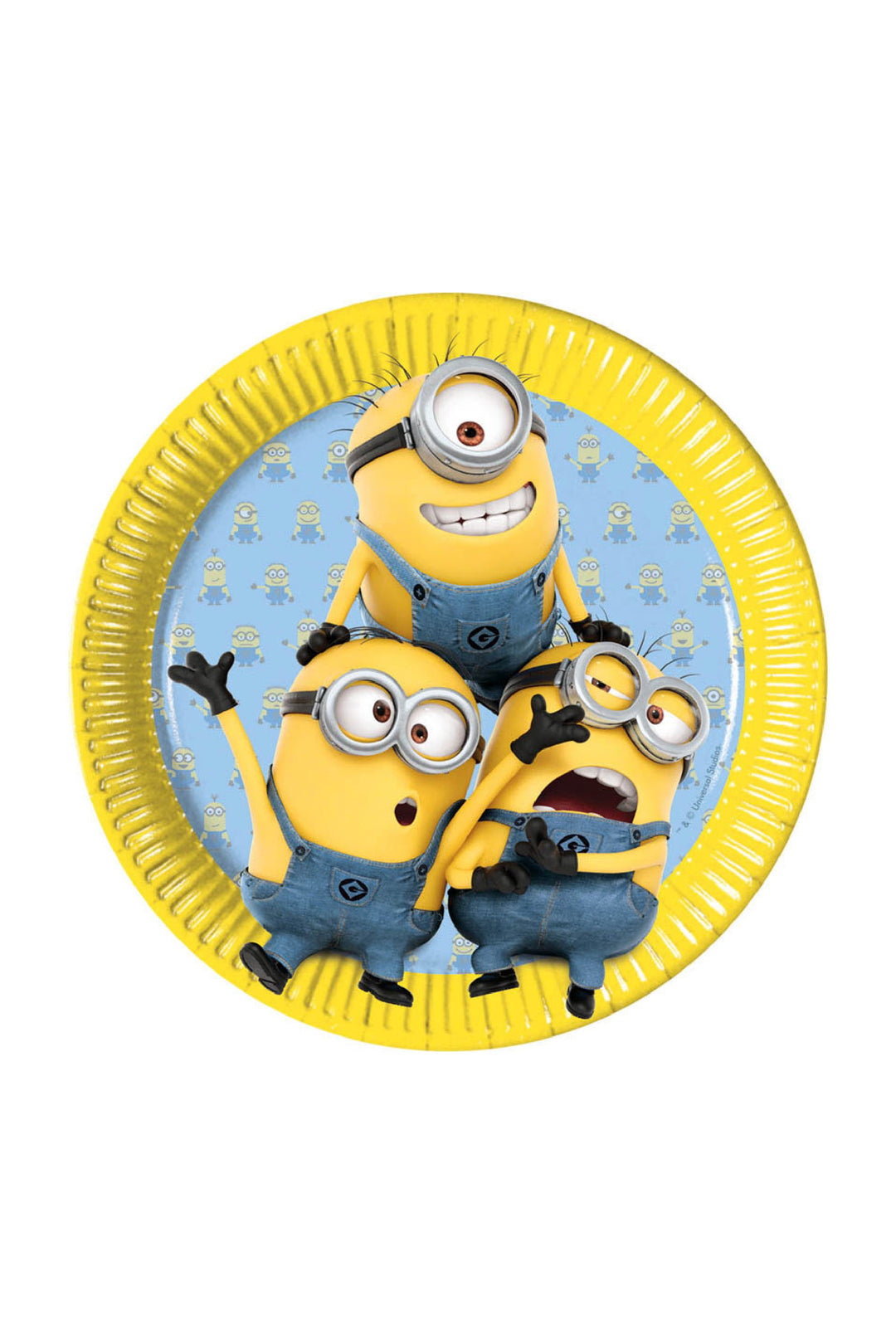 Plates Minions - PartyExperts