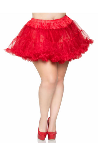 Plus Size Layered Tulle Petticoat Costume Skirt - PartyExperts