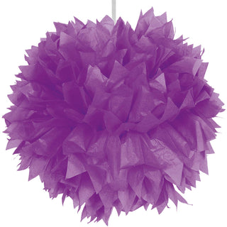 Pom Pom Purple - 30 cm - PartyExperts