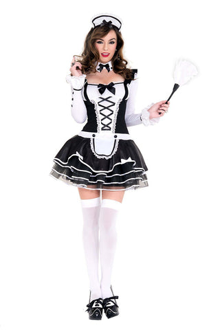Pretty And Proper French Maid Costume.