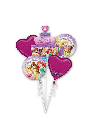 Princess Birthday Cake Balloon Bouquet - PartyExperts