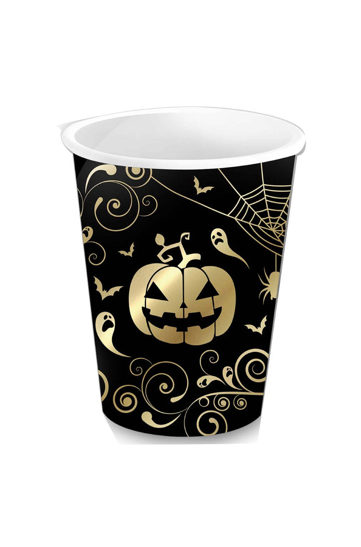 PUMPKIN CUPS 240 ML BOX OF 6 PCS - PartyExperts