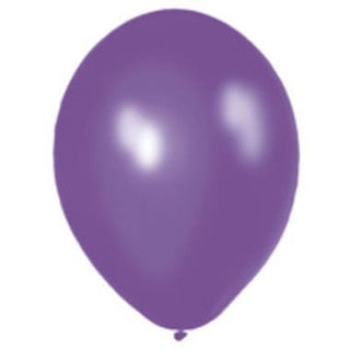 Purple Balloons Metallic - 100 pieces - PartyExperts