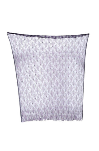 Purple Spiderweb Curtain.